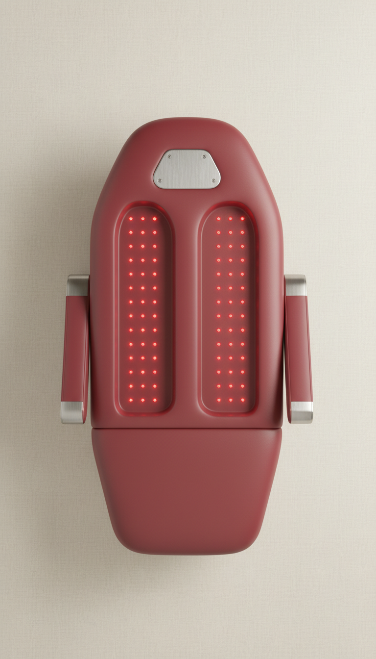 Red Light Therapy Bed—Seamless Glass Surface