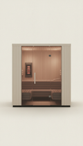 Infrared Sauna Pod—Sculpted Aluminum Frame